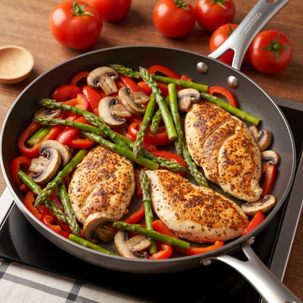 Mediterranean One-Pan Chicken & Vegetables